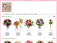 Tablet Screenshot of blomsterpinglan.com