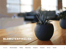Tablet Screenshot of blomsterpinglan.se